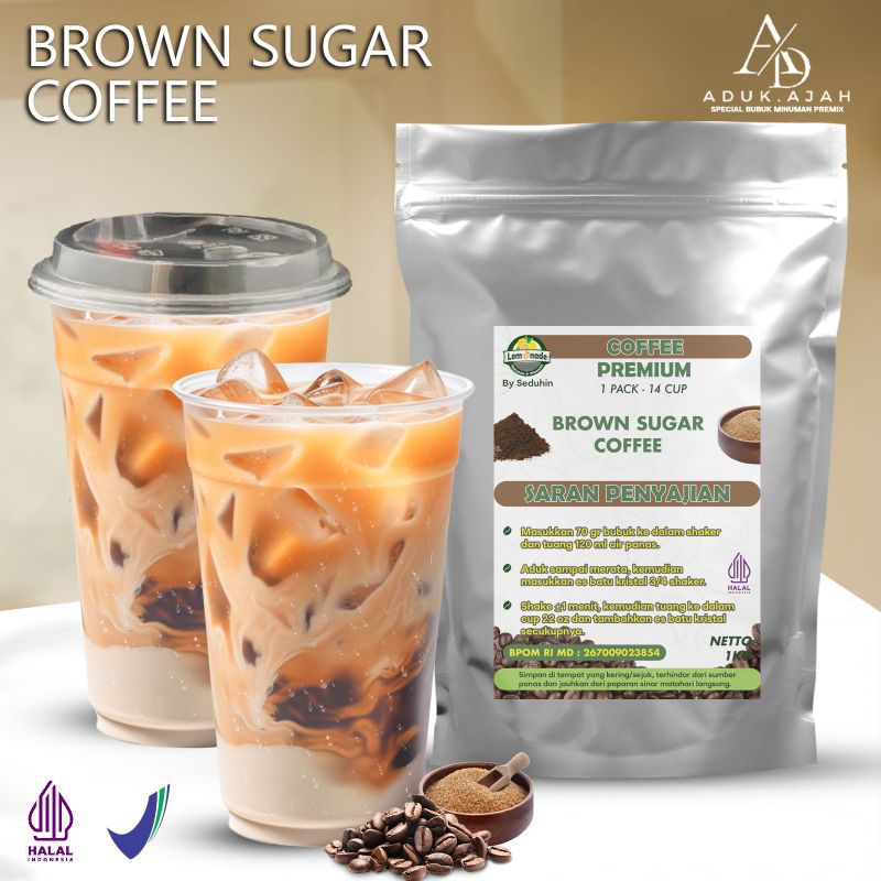

BROWN SUGAR COFFEE 1KG/ Minuman Bubuk Instan
