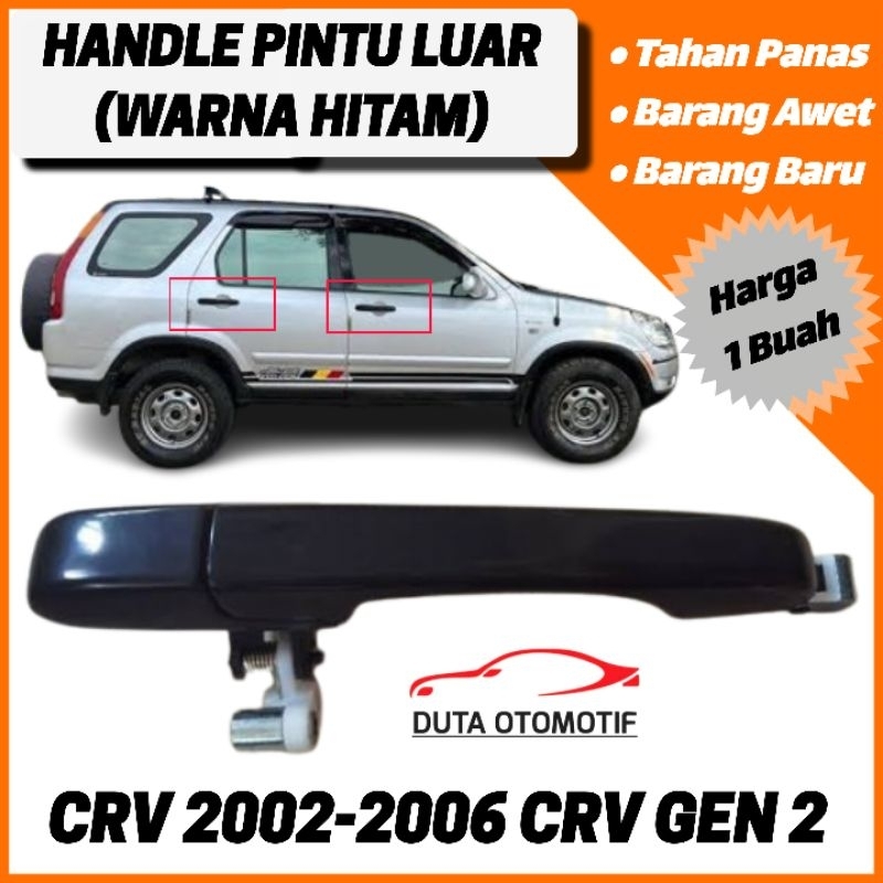 Handle Bukaan Pintu Luar Crv 2002 2003 2004 2005 2006 Crv Gen 2 - Warna Hitam
