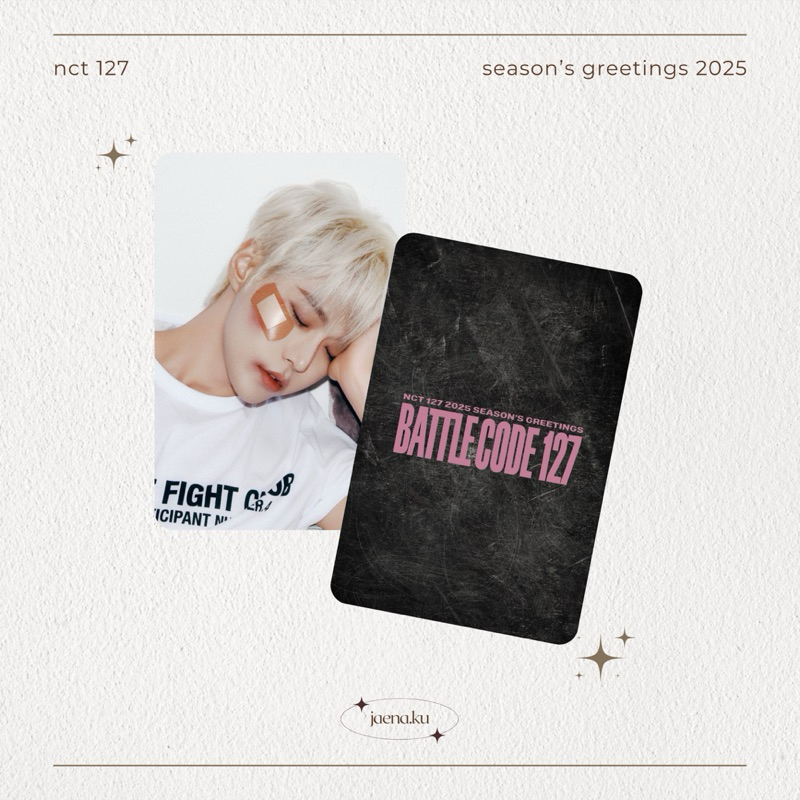 [NCT127] PHOTOCARD SEASON’S GREETINGS 2025 JOHNNY YUTA DOYOUNG JAEHYUN JUNGWOO MARK HAECHAN