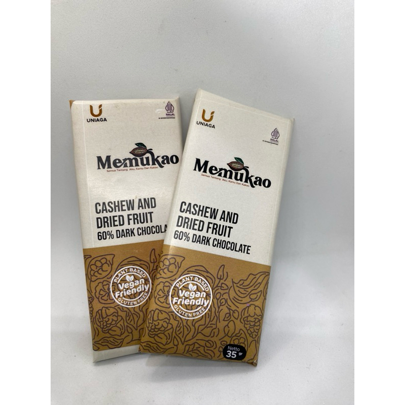 

Cashew & dried fruit,60% dark chocolate coverture