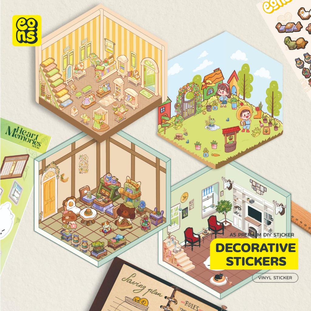 

Mainan Anak MY FUN ACTIVITY STICKER / Funny House Sticker / Mainan Stiker Rumah Susun