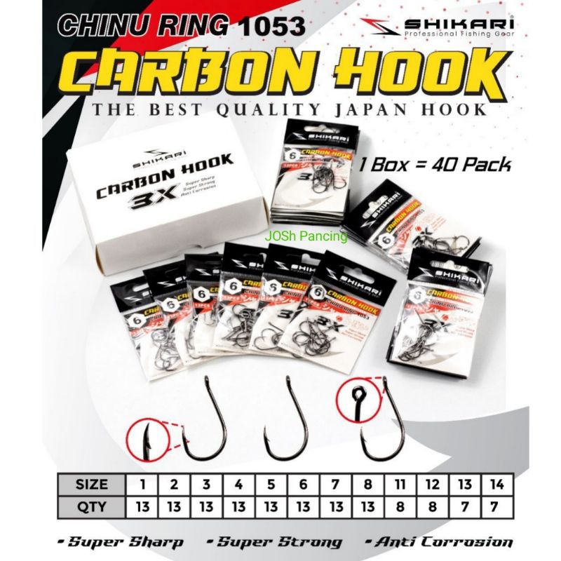 Kail Pancing Tipe Besar Chino Bagong Shikari 1053