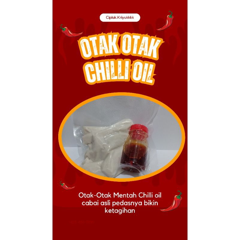 

Otak-otak mentah isi 7pcs kemasan plastik vakum sudah dapat Chilli oil dalam kemasan