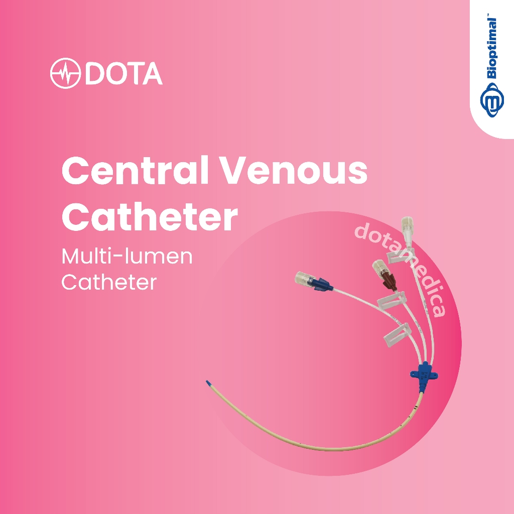 Central Venous Catheter (CVC) 1 / 2 / 3 / 4 Lumen 4FR / 5FR / 7FR / 8.5FR (BIOPTIMAL)