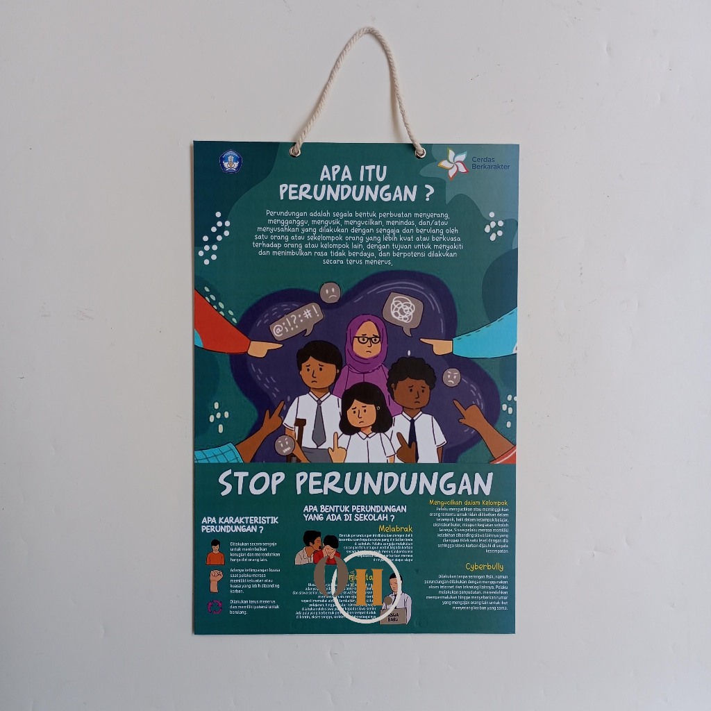 

Hard Poster Apa Itu Perundungan - Stop Bullying - Edukasi Bullying Sekolah