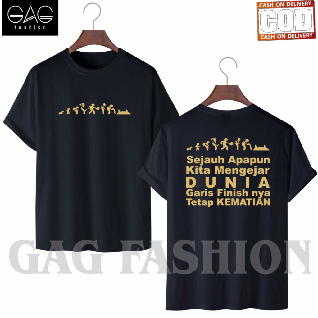 Kaos Distro Terbaru Kata-Kata Islam Bijak Santri/Kaos Distro Unisex Untuk Pria Dan Wanita/Kaos Murah
