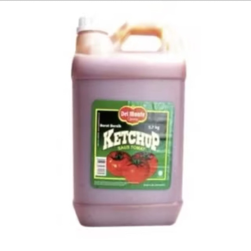 

Delmonte Ketchup Saos Tomat Jerigen 5.7 kg Del Monte Tomato DRG 5,7 kg Dirijen Derigen Dirigen