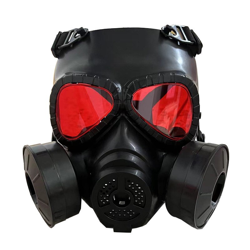 Masker Airsoft Kipas Protective Gas Mask Tactical Full Face Mask Army
