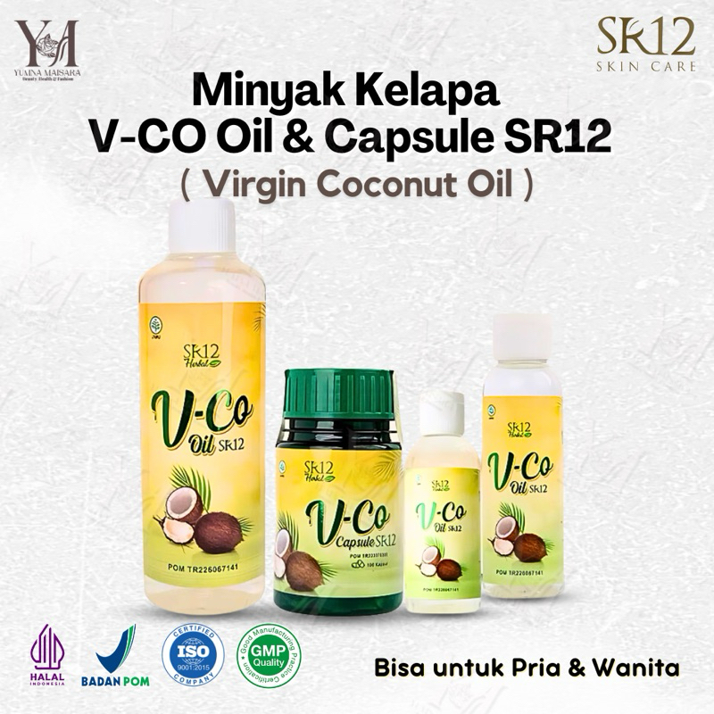 

Minyak Kelapa Murni| VCO Oil SR12 Dengan Extrak Virgin Coconut Oil Mengandung Bahan Herbal Tinggi Asam Laurat Untuk ASI Booster, Kecantikan, Imun Booster & Daya Tahan Tubuh BPOM