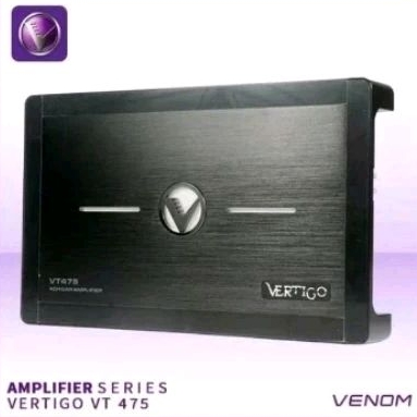 Power Amplifier Venom Vertigo 4 Channel VT 475 - Power Venom Vertigo VT 475 4 Channel - Venom Vertig