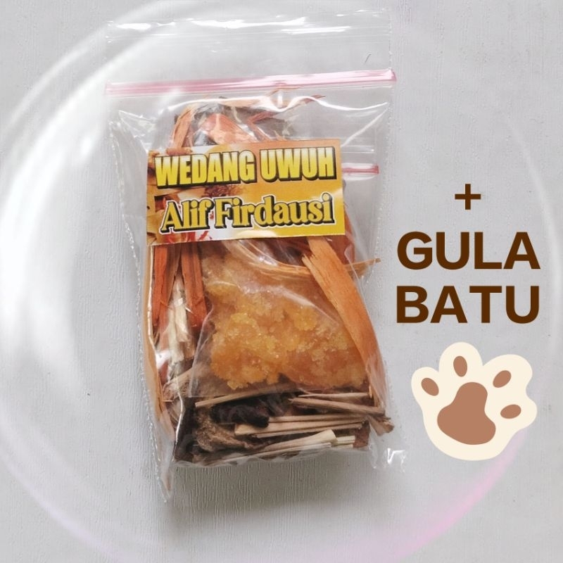 

U05 Oleh-oleh WEDANG UWUH KOMPLIT GULA BATU 1 PAK (10 Sachet) khas Jogja Solo rempah secang kayu manis kapulogo sereh cengkeh jahe