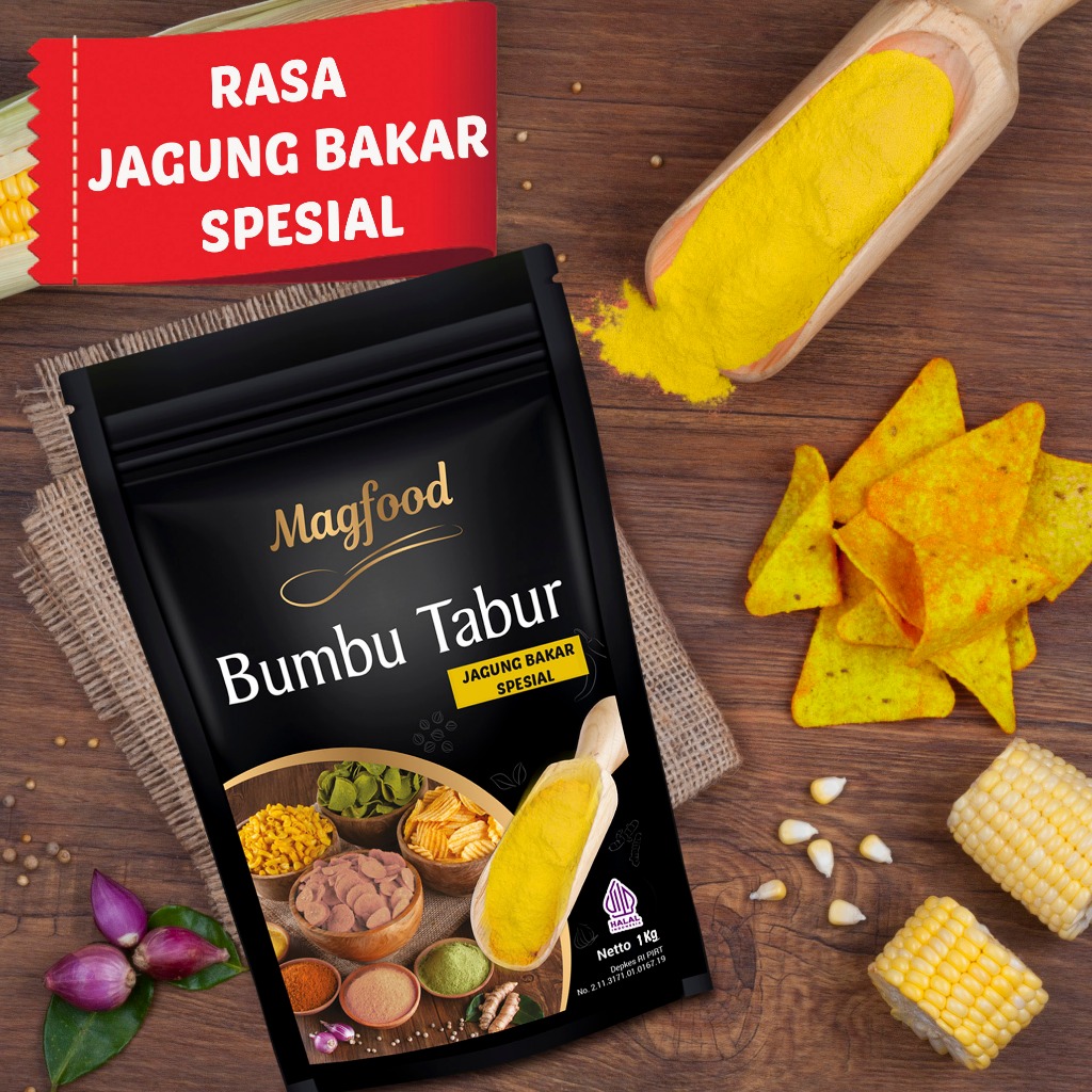 

Magfood Bumbu Tabur Jagung Bakar Spesial [100g / 500g / 1kg]