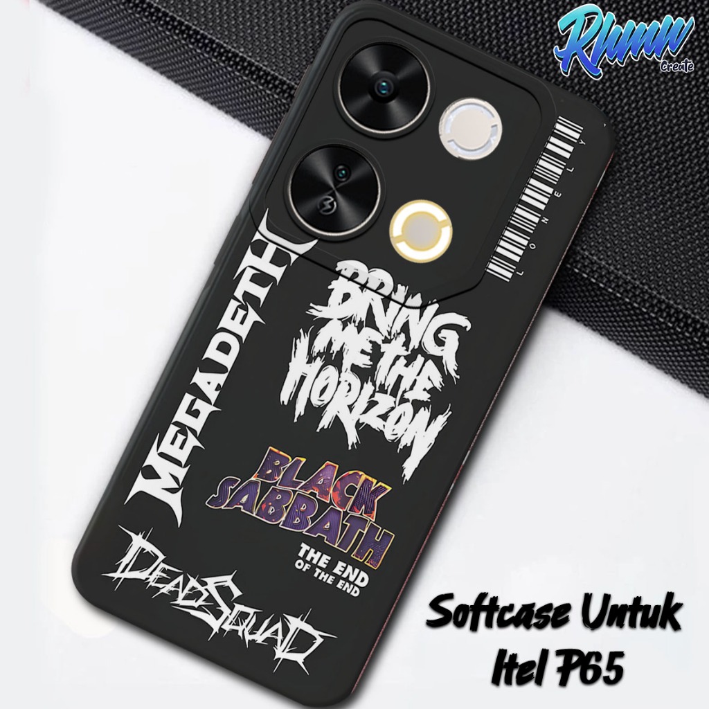 Soft Case Itel P65 / Itel Vision P65 Softcase Pro Kamera Softcase Lentur - AK46