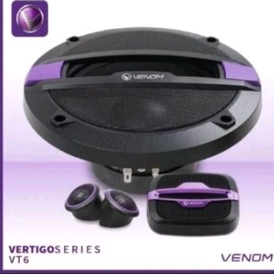 Speaker Split 2 Way Venom Vertigo VT6 - Speaker Venom Vertigo 2 Way VT6 - Venom Vertigo 2 Way VT6