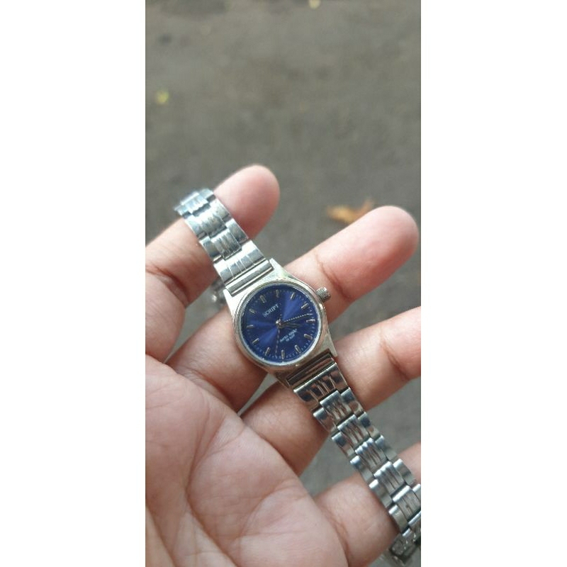 jam tangan import Jepang ori by Script jaxis blue