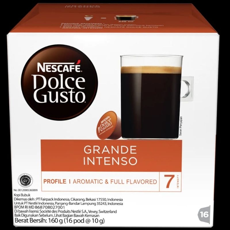 

[PROMO SPESIAL OPENING] Nescafe Dolce Gusto Grande Intenso 99,6g Original Termurah
