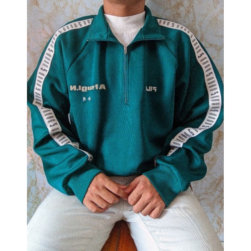 Jaket Tracktop Fila Vintage Full Tapped