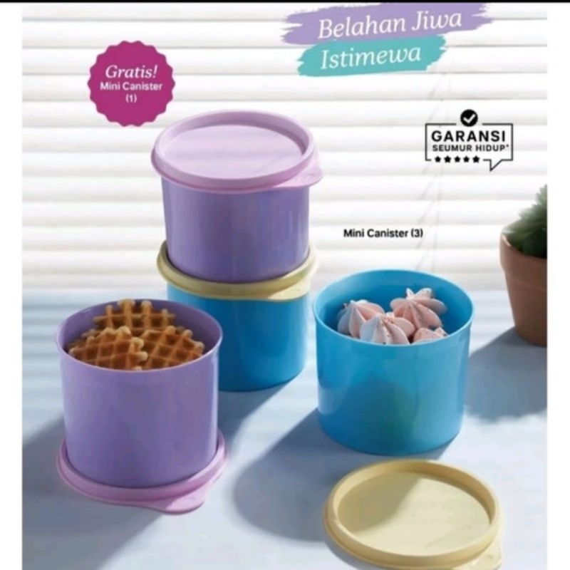 Toples Tupperware cutie canister (4)
