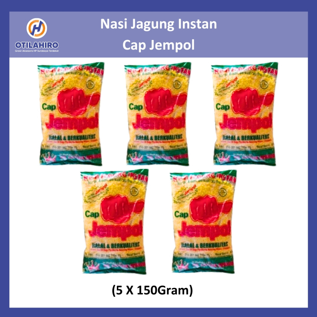 

Beras Jagung JEMPOL 5 Bungkus X 150 GRAM