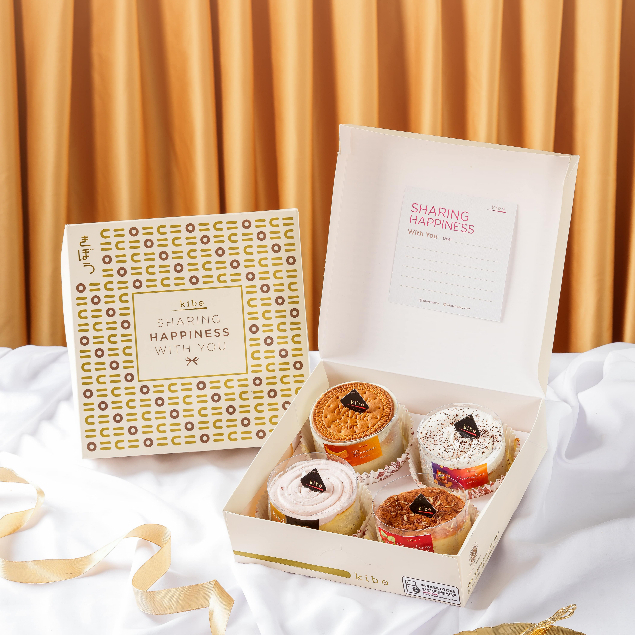 

Kibo Mini Birthday Hampers (4 pcs Kibo Mini Molten Cheese Cake)