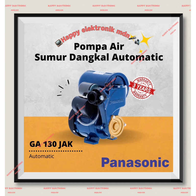 Pompa Air Otomatis PANASONIC GA 130 JAK Auto GA130JAK