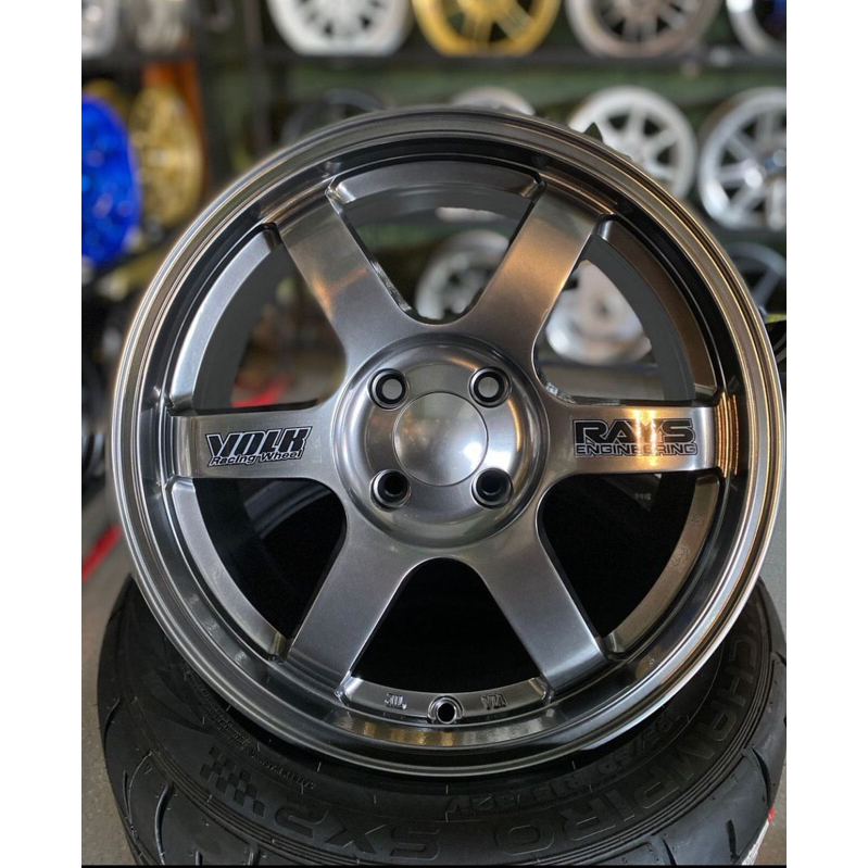Velg Mobil TE37 R16 Hyper Black