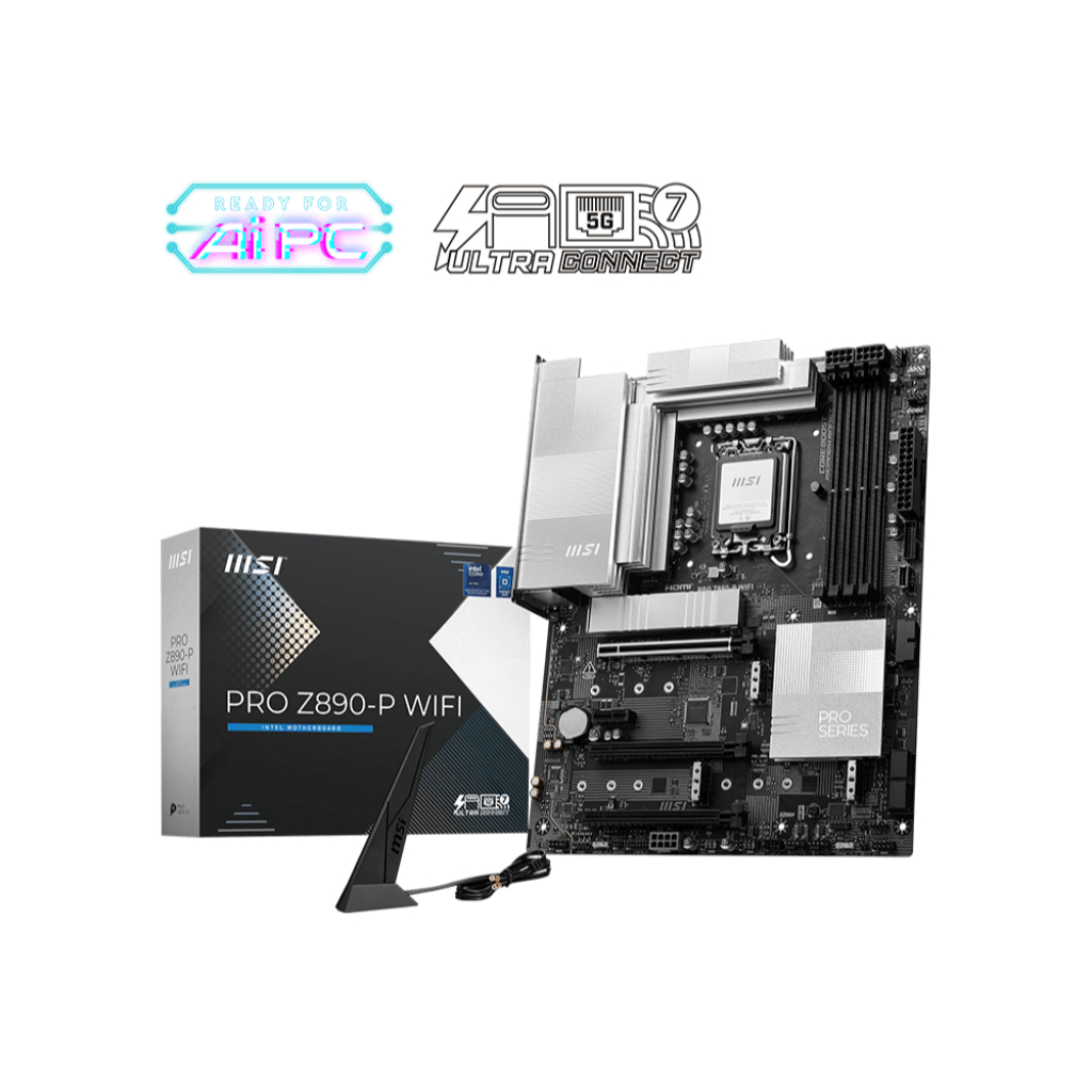 Motherboard MSI PRO Z890-P WIFI (LGA1851, Z890, DDR5, USB3.2, SATA3)
