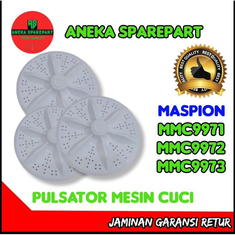 pulsator mesin cuci maspion mmc 9971,mmc 9972 ,mmc9973  pulsator maspion