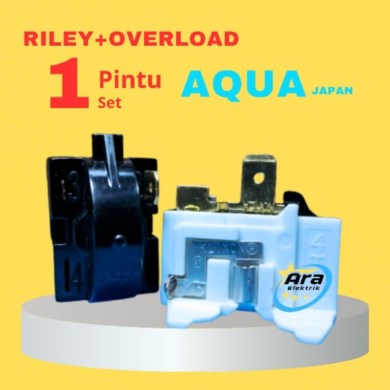 Riley Ptc Overload Kulkas 1 Pintu Aqua japan 1set