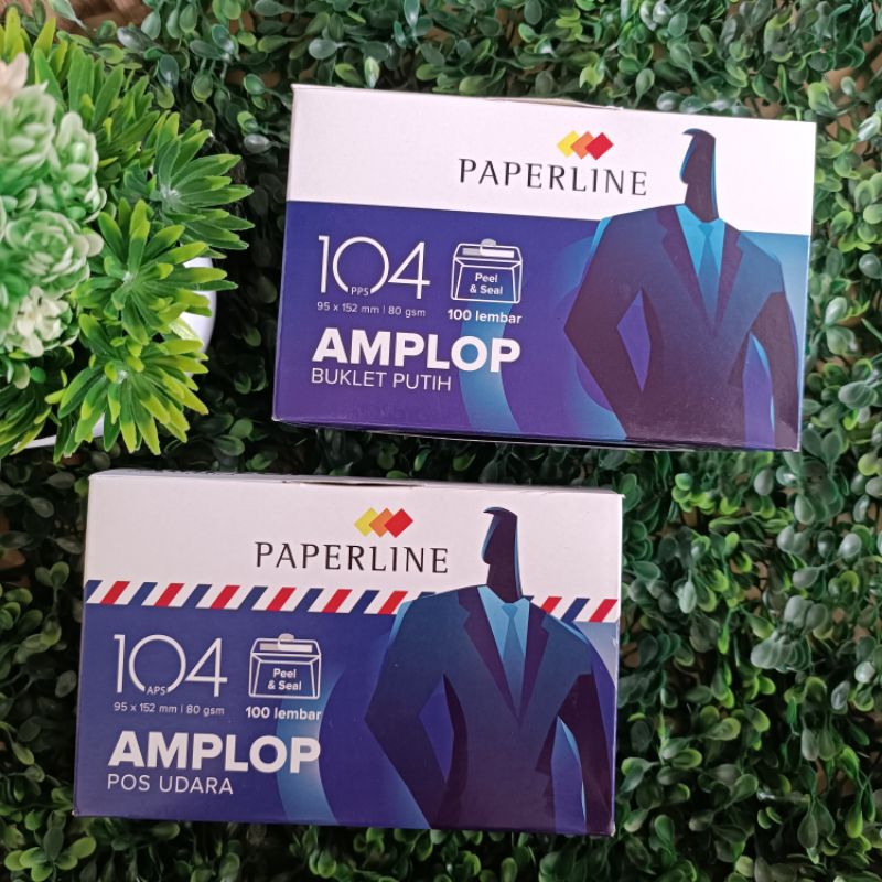 

AMPLOP PUTIH AIRMAIL 104 APS PAPERLINE isi 100 PCS