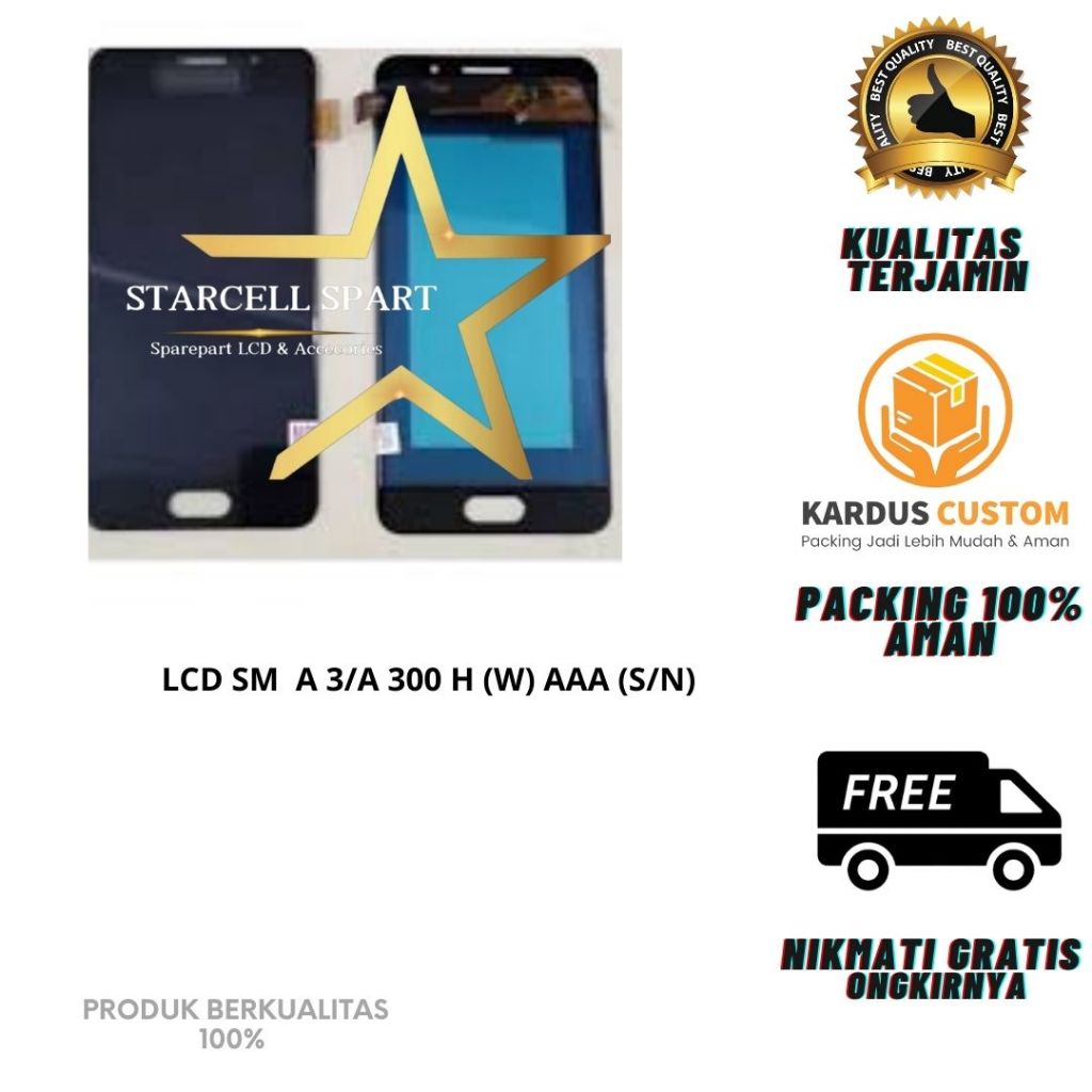 LCD SAMSUNG A3/A 300 H (W) AAA (S/N