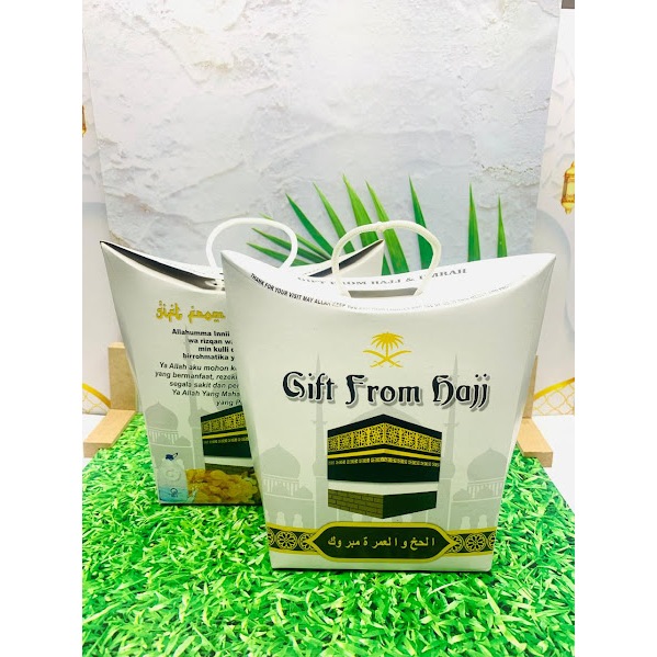 

dus oleh oleh haji dan umroh dus tali/paperbag/dus jing-jing/dus tenteng