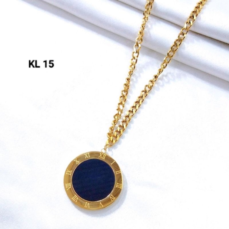 [KL 15]-[JoAcc] Kalung Hijab Panjang - Kalung Wanita - Kalung Dewasa - Kalung Titanium Stainless - K