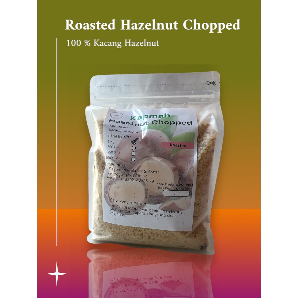 

Chopped Kacang Hazelnut Panggang 1Kg