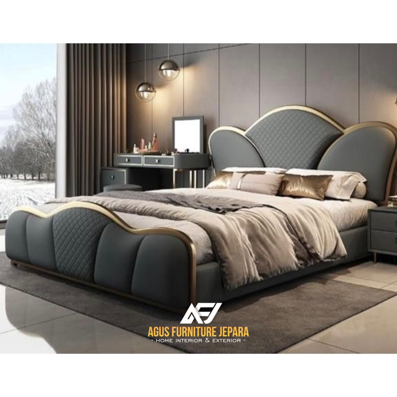 DIPAN RANJANG FULL JOK KAYU JATI UKURAN 180x200
