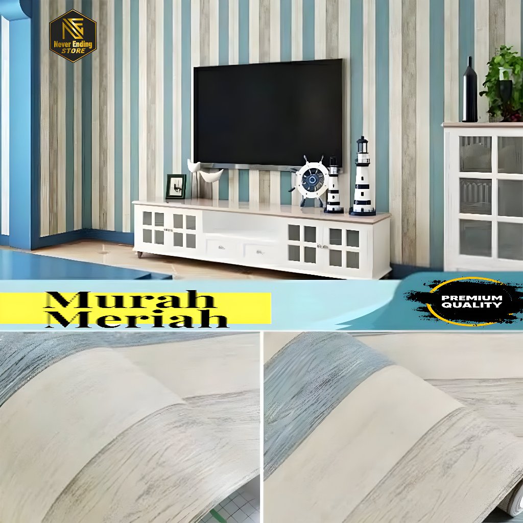 Wallpaper Dinding Multifungsi Awan Biru Muda