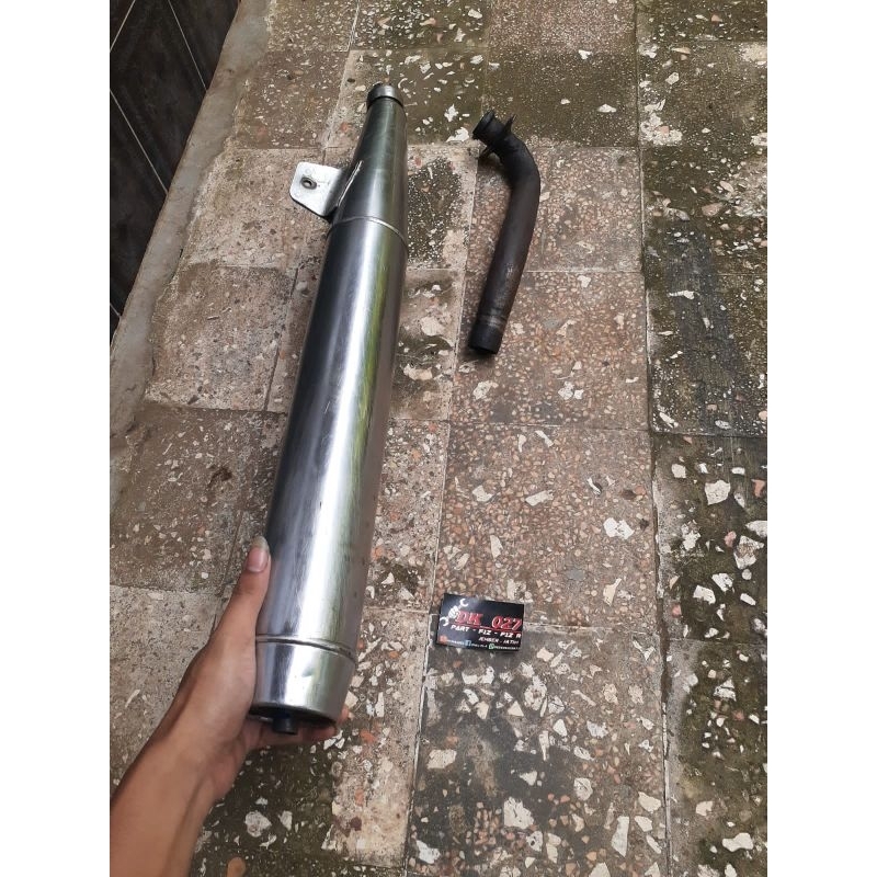 Knalpot bambu yamaha force1 f1z r Fizr Fiz r f1zr standar belum bobokan asli crom original