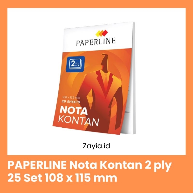

PAPERLINE Nota Kontan 3 ply isi 25 set Nota Tebal ukuran 108 x 115 mm