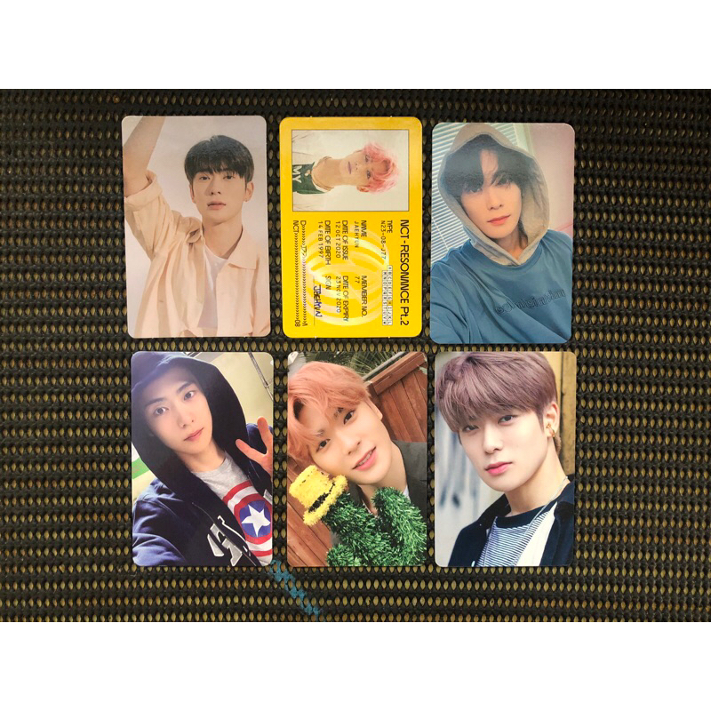 official photocard jaehyun nct 127 md id card departure hoodie slowacid sticker sticky dicon dream w