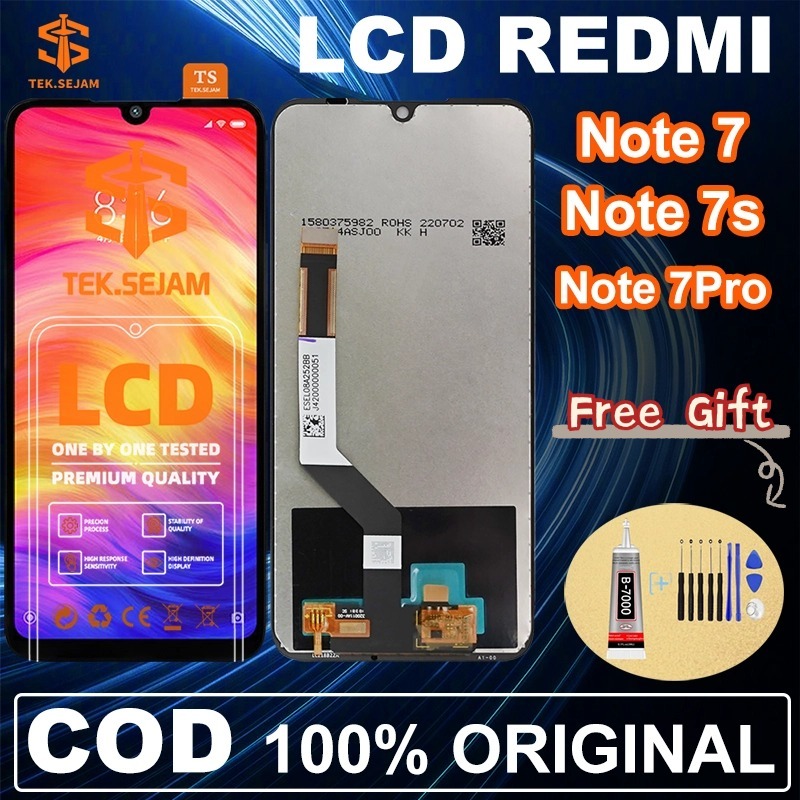 FOR LCD TOUCHSCREEN XIAOMI REDMI NOTE 7 - REDMI NOTE 7 PRO - NOTE 7S COMPLETE ORIGINAL Original Lcd 