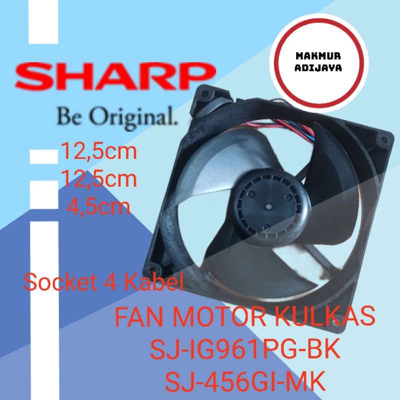 Fan motor kulkas sharp original SJ-IG961PG-BK SJ-456IG-MK