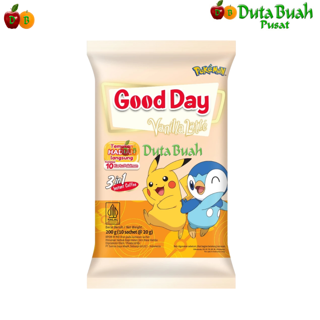

Duta Buah Good Day Vanilla Latte 1 Pack (10 x 20g)