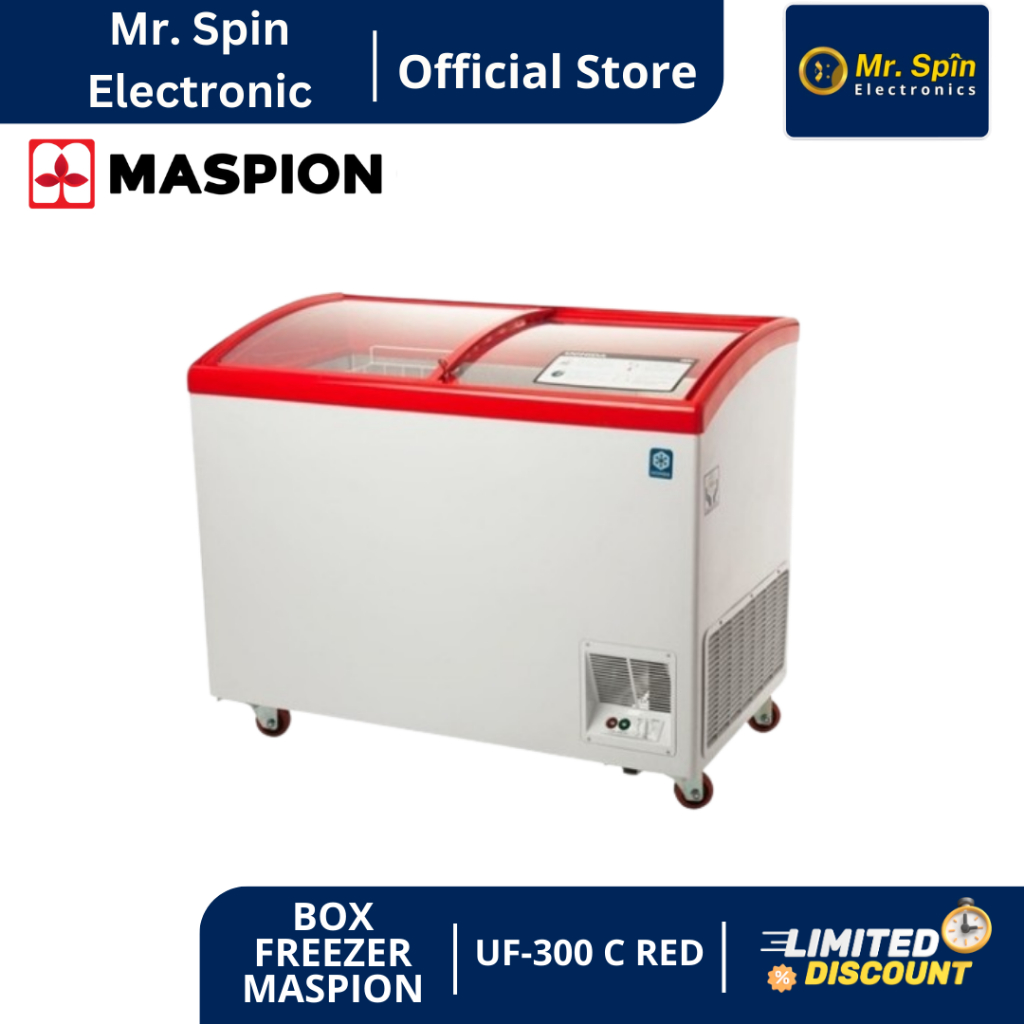 Box Freezer Maspion UFH-300 C Red