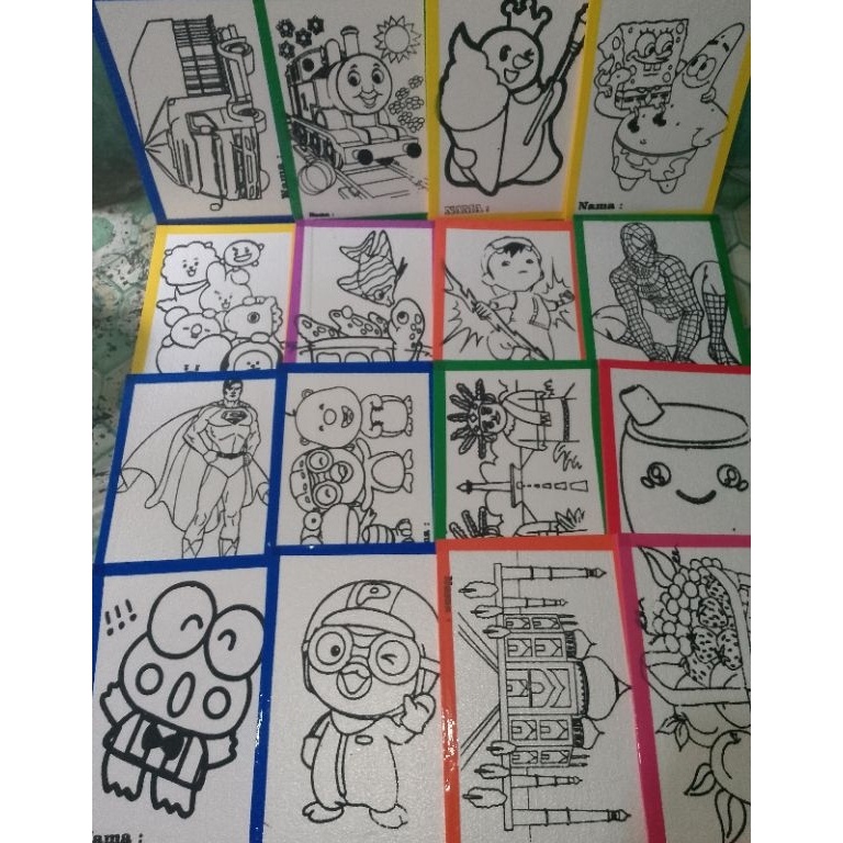 

HEBOH paket usaha 5 picssterofoamlukisan mewarnai sterofoam