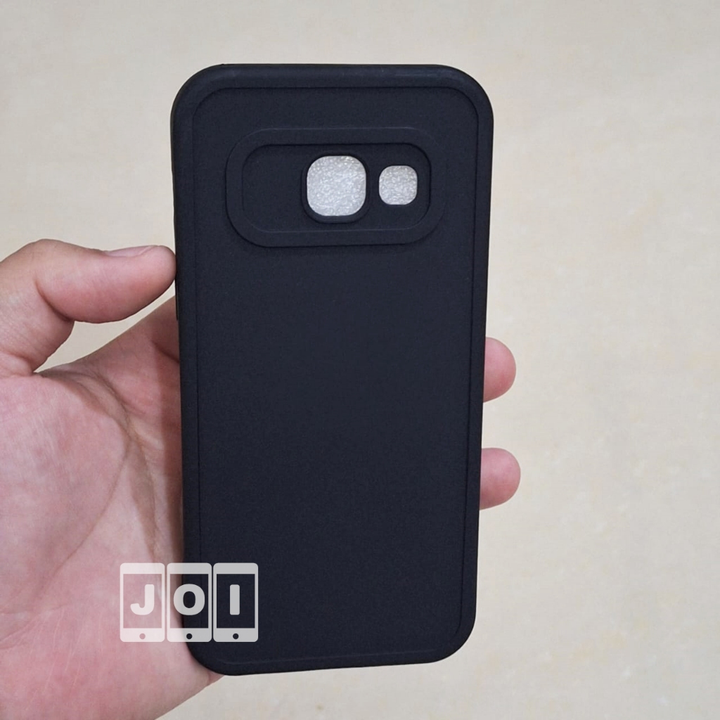 Case Protect Camera Samsung A3 2017 / A320 Softcase Hitam Kamera Pro Black Matte Lentur Joi