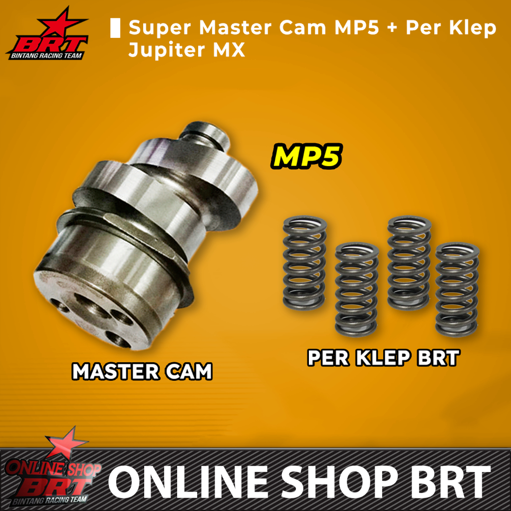 MASTER CAM NOKEN AS MP5 & PER KLEP BRT JUPITER MX VIXION OLD MX KING XABRE NVA NVL R15 V1 V2