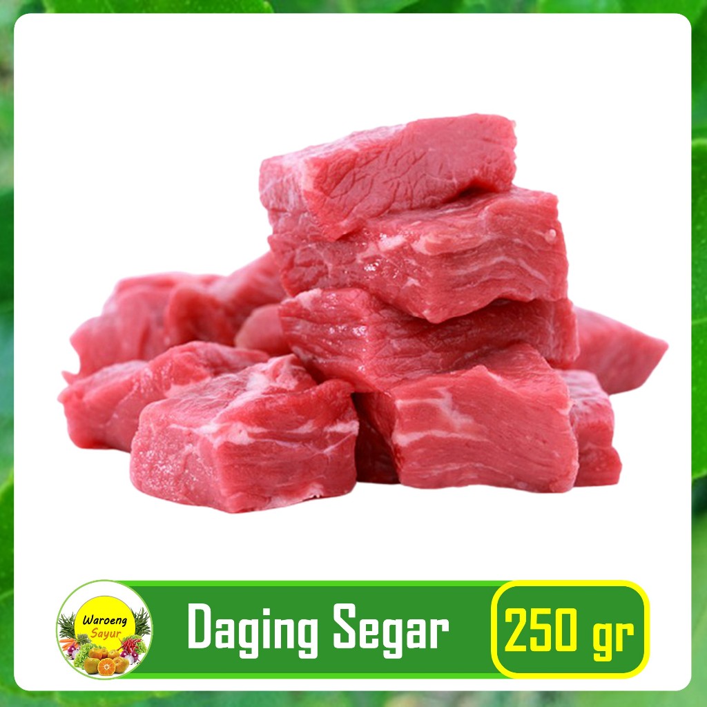 

Daging Sapi 250 Gram Segar Fresh Kualitas Super Daging Segar Freshamrt Bogor