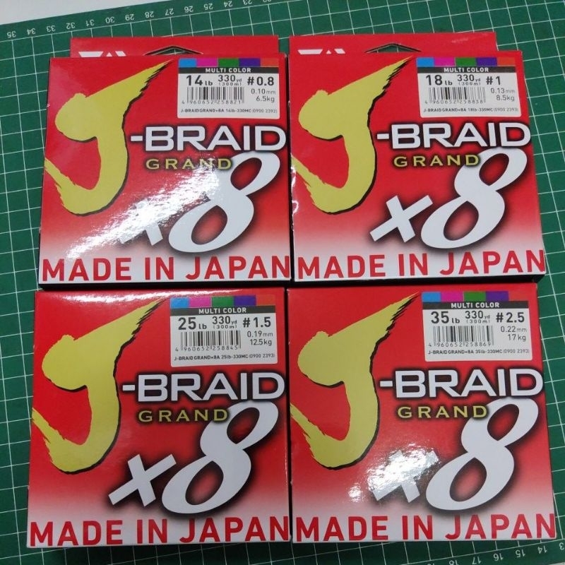 PE Daiwa Jbraid Grand X8 300m