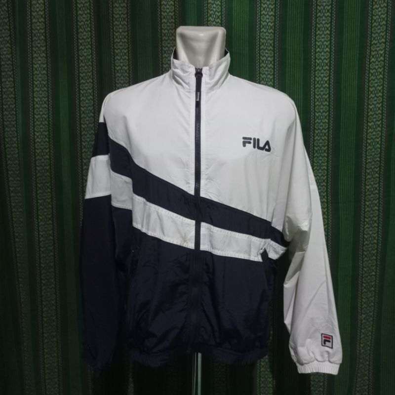 jaket windbreaker fila colorblock second