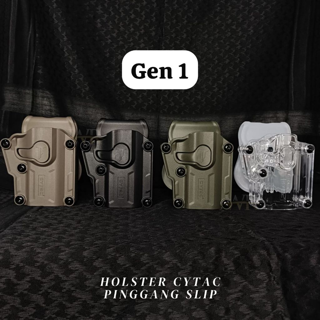 Holster cytac mega-fit holster universal Gen 1 Slip / Holster cytac pinggang Slip / Holster universa